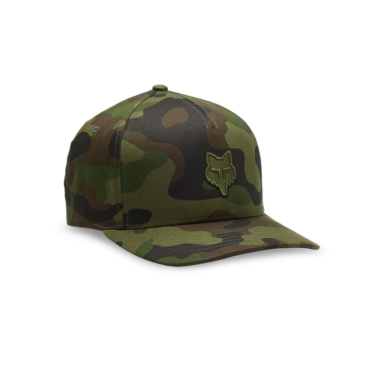 Fox Racing Fox Head Flexfit Hat - Green Camo