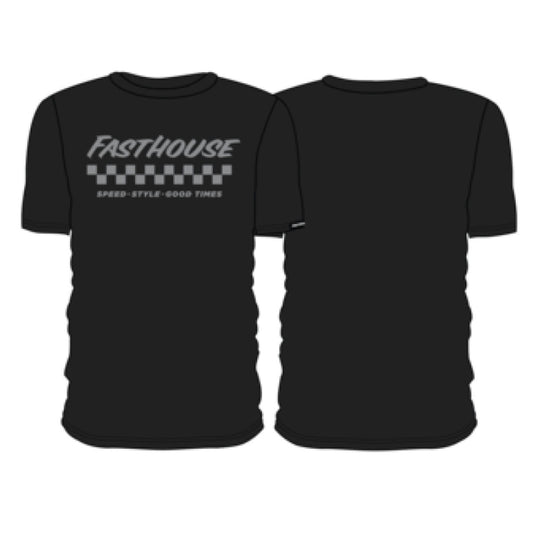 Fasthouse Apex Tee - Graphite/Black