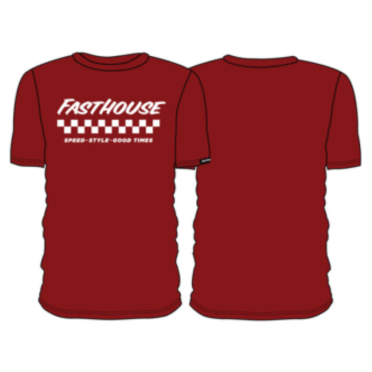 Fasthouse Apex Tee - Cardinal