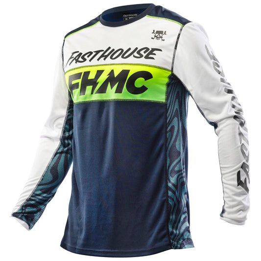 Fasthouse Grindhouse Nova Jersey - White/Navy