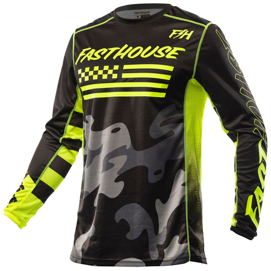 Fasthouse Grindhouse Riot Jersey - Black/VZ