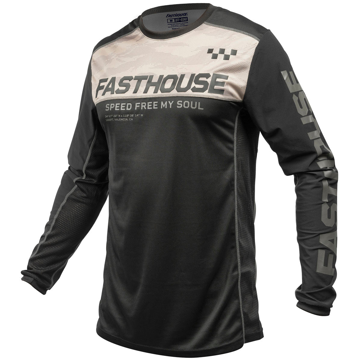 Fasthouse Off Road Sand Cat Jersey - Seneca/Black