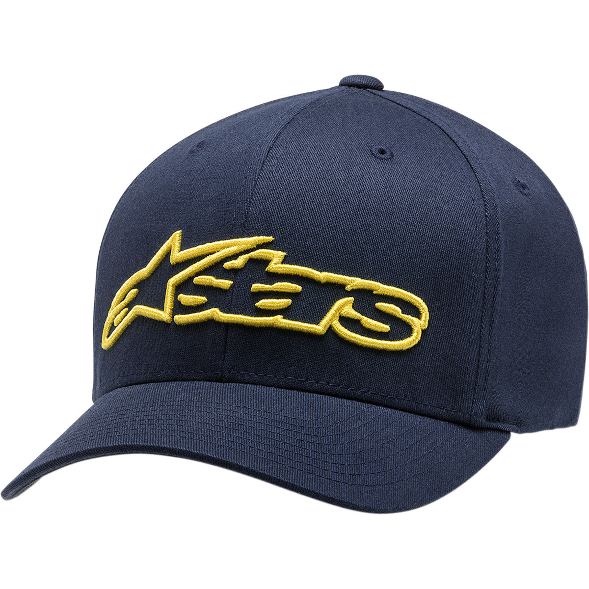 Alpinestars Blaze Flexfit Hat - Navy/Yellow