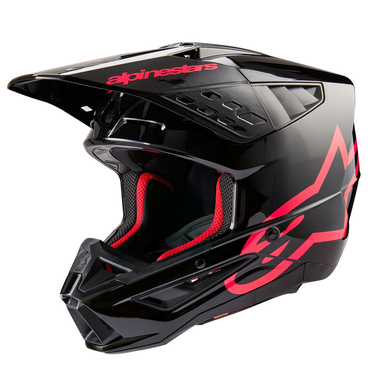 Alpinestars Suptertech M5 Corp Helmet - Black/Pink