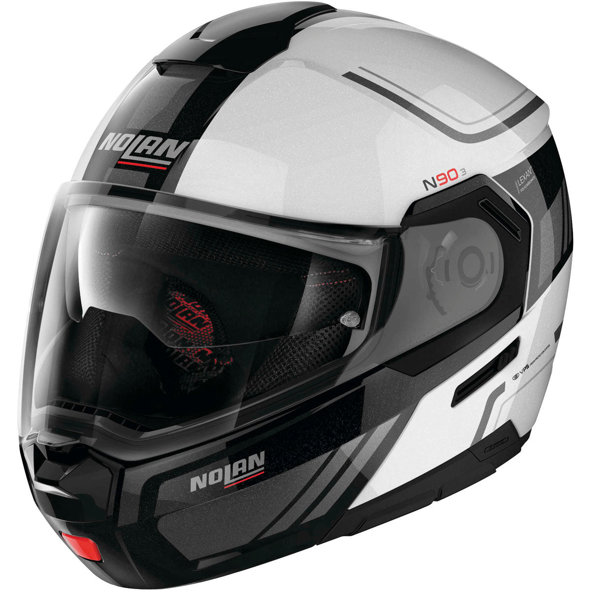 Nolan N90-3 Voyager Helmet - Metallic White