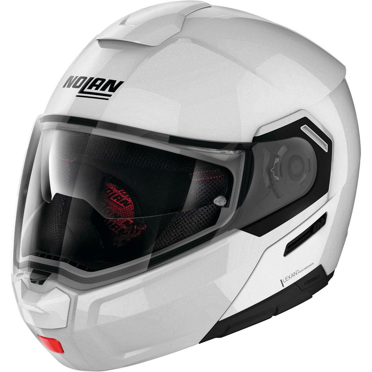 Nolan N90-3 Solid Helmet - Metallic White