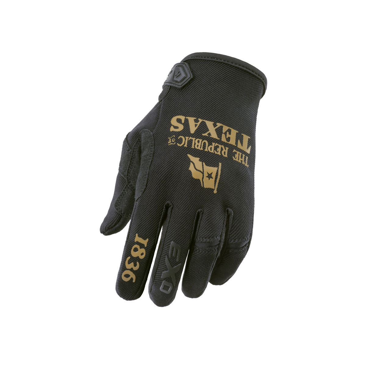 Scorpion EXO Moto-Flex Gloves - Lone Star Black/Gold