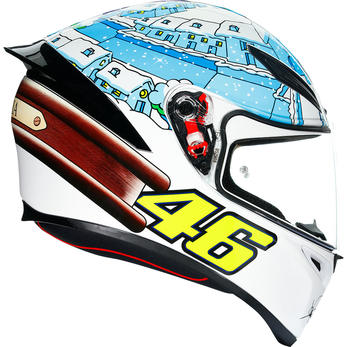 AGV K1 Rossi Winter Test 2017 Helmet (CLOSEOUT) - Rossi Winter Test 2017