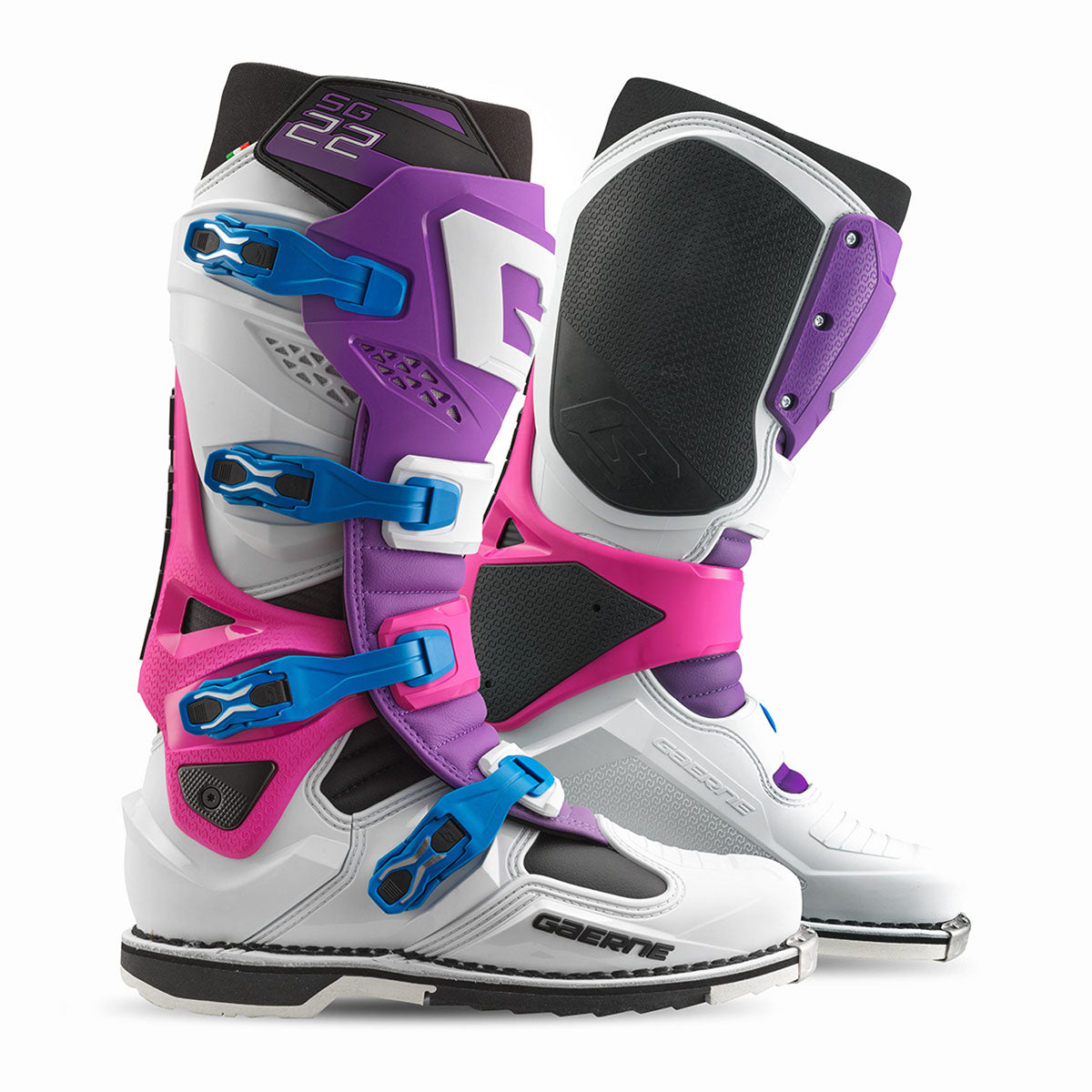 Gaerne SG-22 Boots - Purple/White/Rhodamine