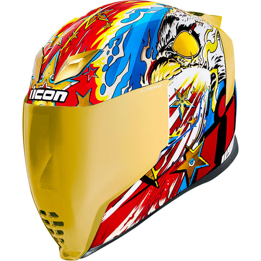 Icon Airflite Freedon Splitter Helmet (CLOSEOUT) - Gold