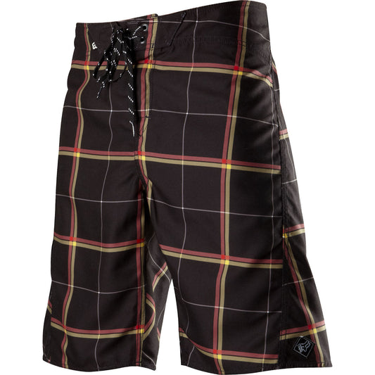 Fox Racing Lloyd Plaid Boardshorts - Black