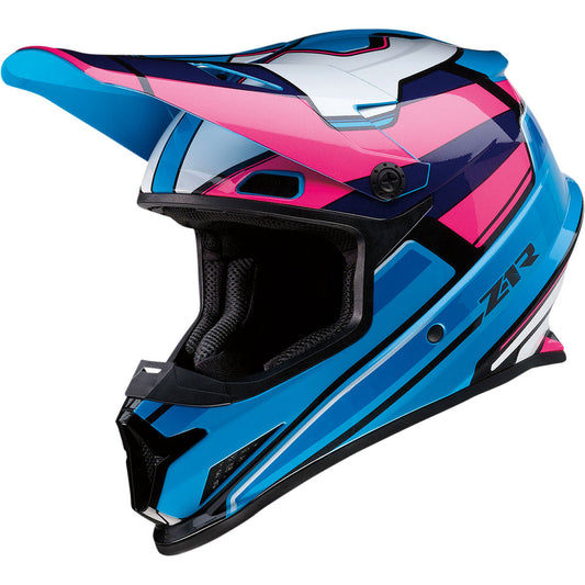 Z1R Rise Helmet - MC - Pink/Blue