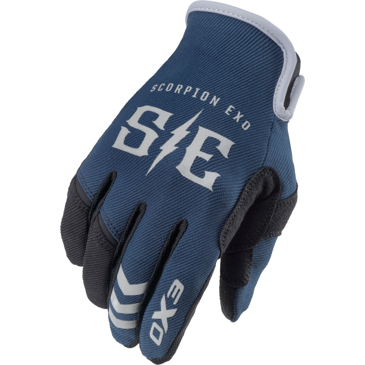 Scorpion EXO Air-Stretch Gloves - Charge Blue/Grey