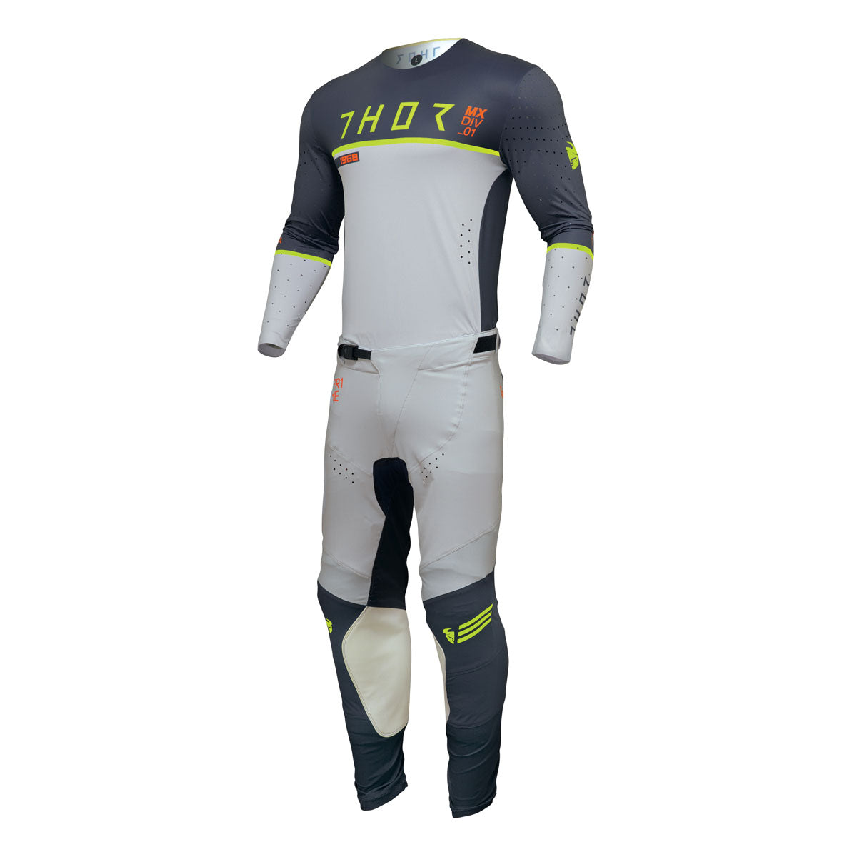 Thor Prime Ace Gear Set / Jersey Pant combo CLOSEOUT - Midnight/Gray