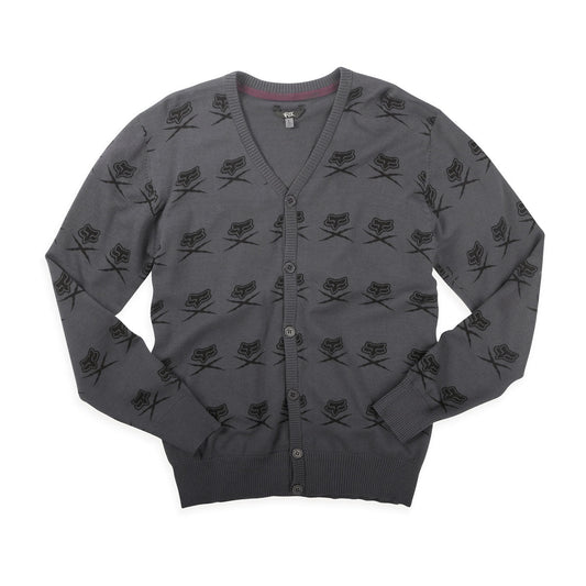 Fox Racing Marauder Cardigan Sweater - Charcoal Grey