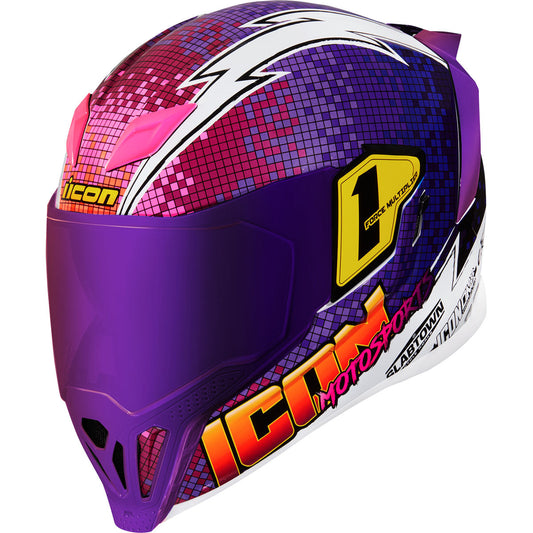 Icon Airflite Quarterflash Helmet (CLOSEOUT) - Purple