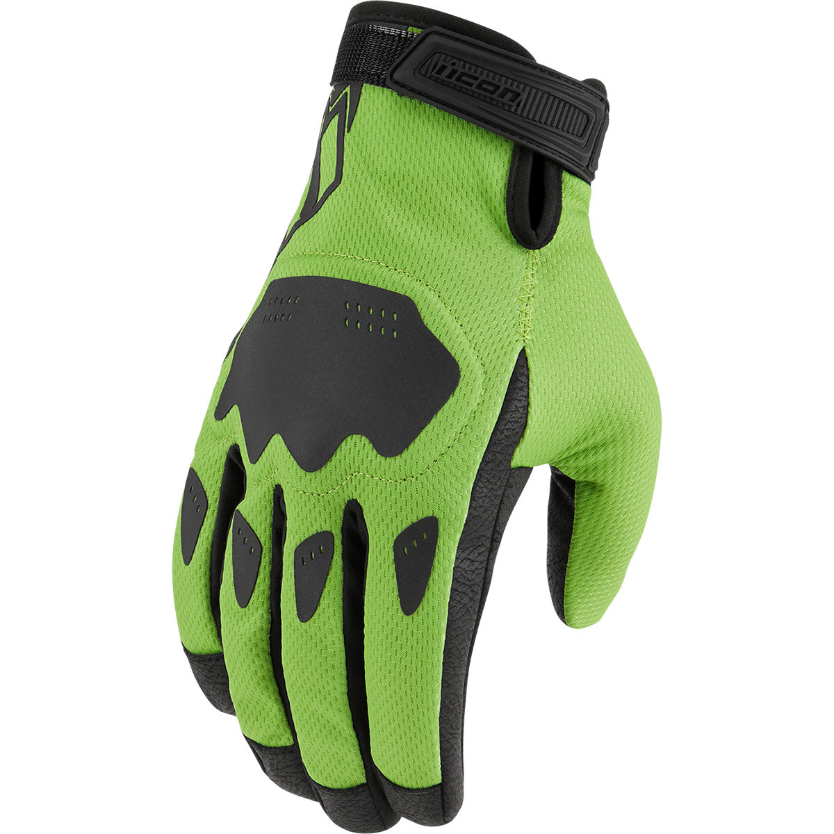 Icon Hooligan CE Gloves - Green