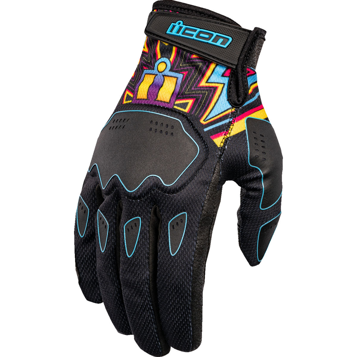 Icon Hooligan Lucky Lid Gloves - Black