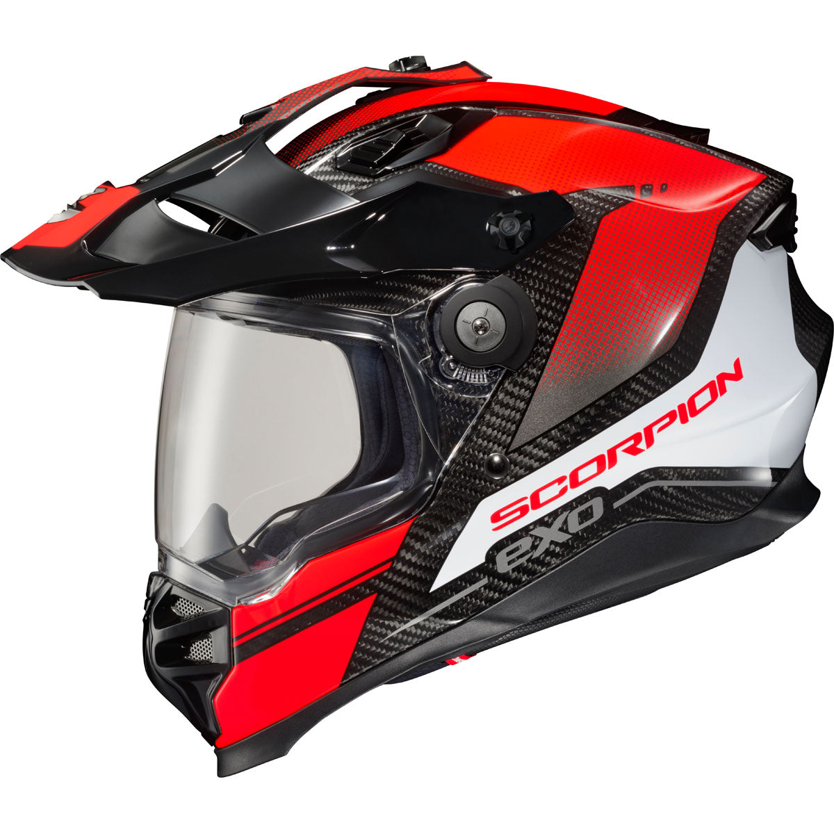 Scorpion EXO XT9000 Carbon Trailhead Helmet - Red