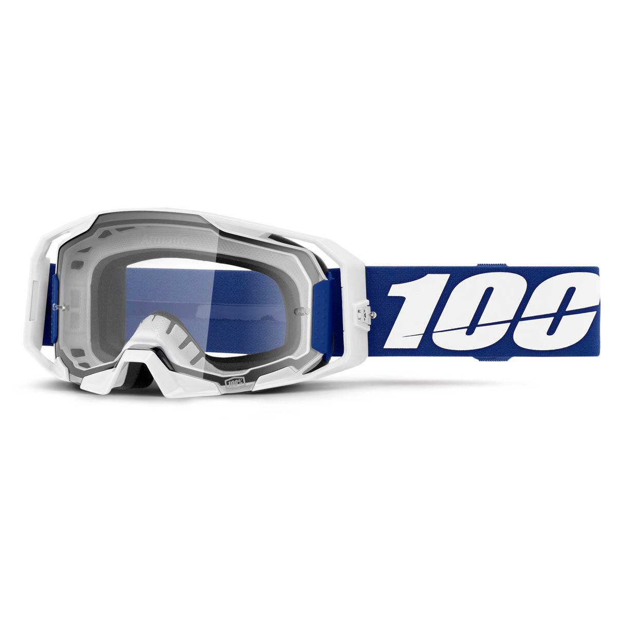 100% Armatic Goggles Blue / Clear Lens