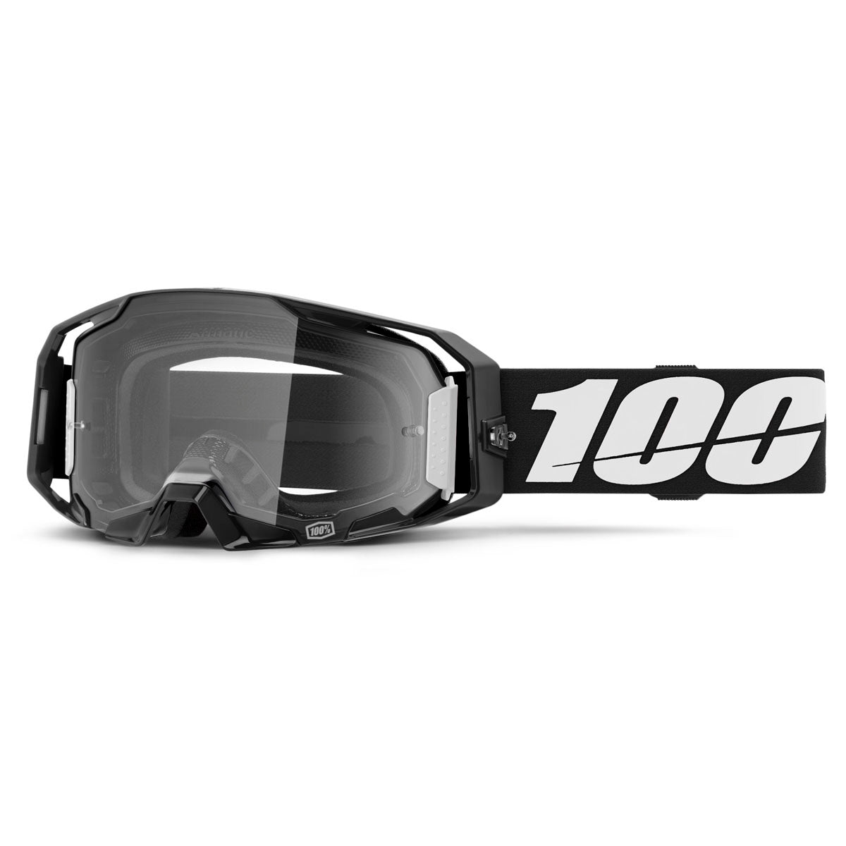 100% Armatic Goggles Black / Clear Lens