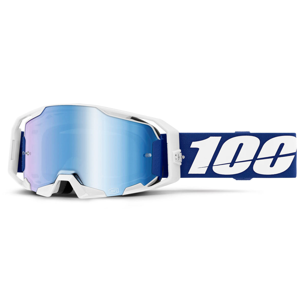 100% Armatic Goggles Blue / Blue Mirrored Lens