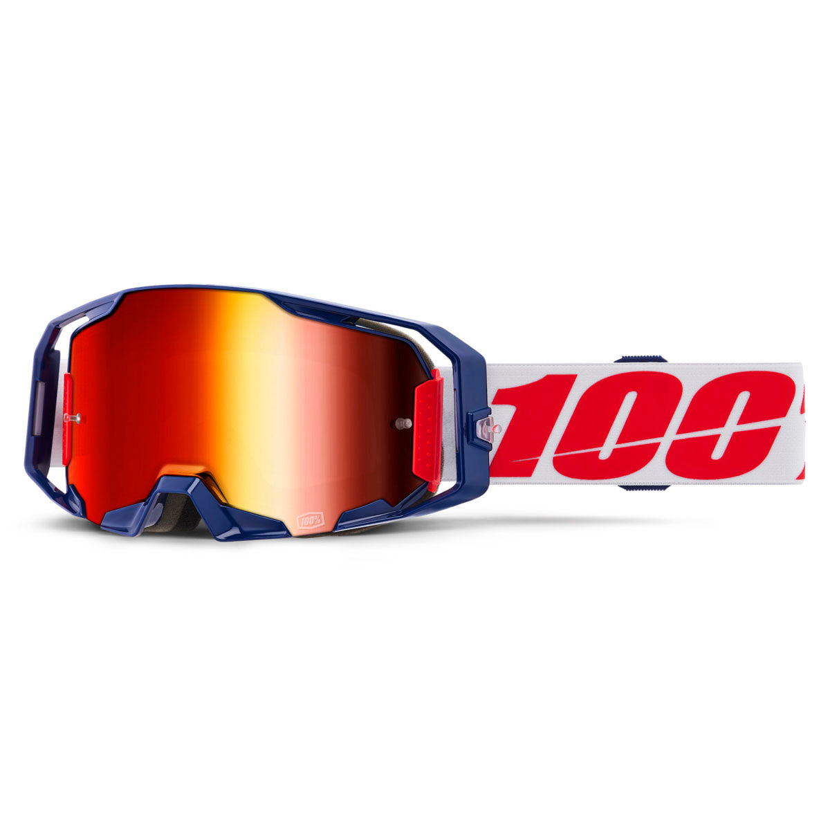 100% Armatic Goggles Mach Z / Red Mirrored Lens