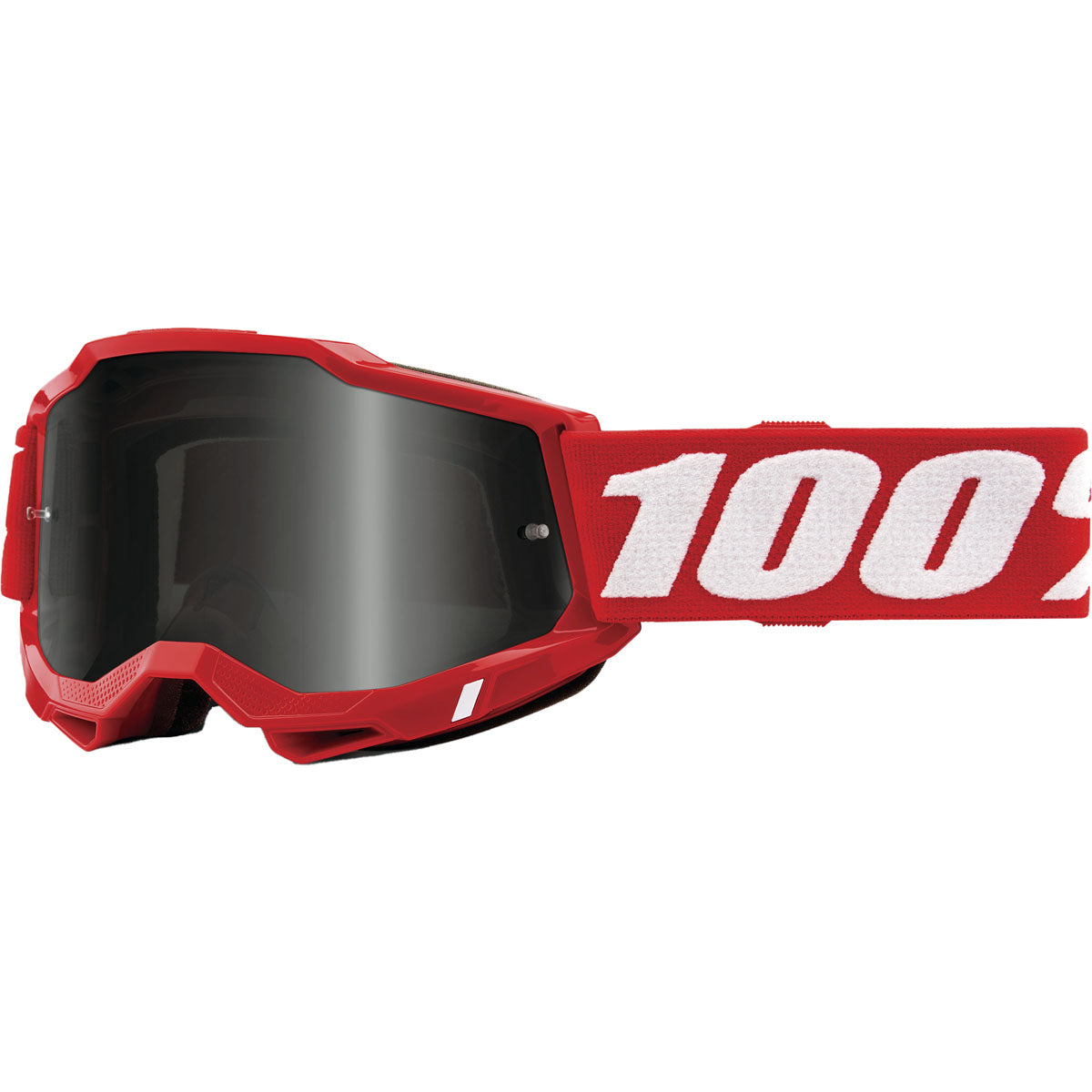 100% Accuri 2 Sand Goggles Neon Red / Smoke Lens