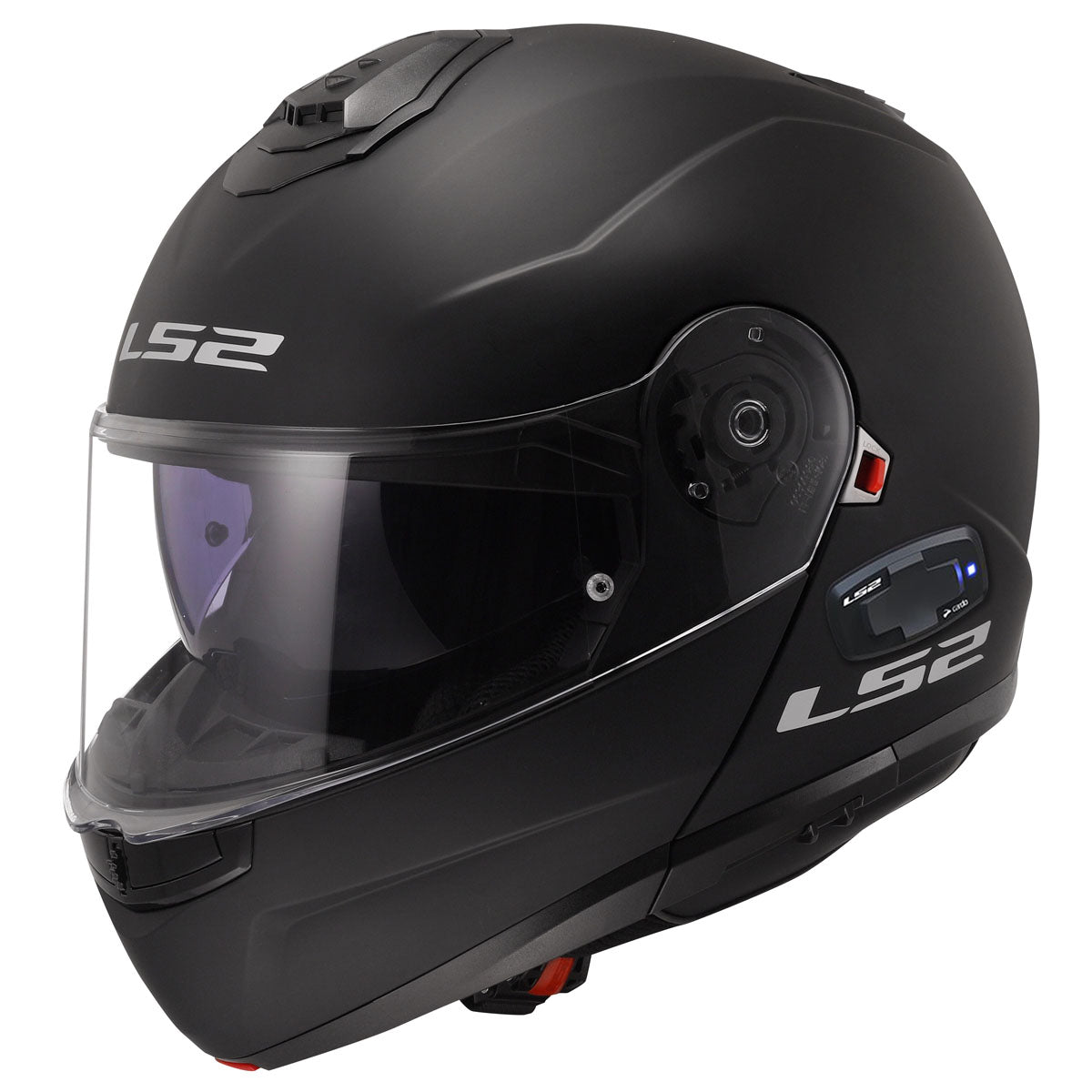 LS2 Strobe II Cardo Solid Helmet - Matte Black