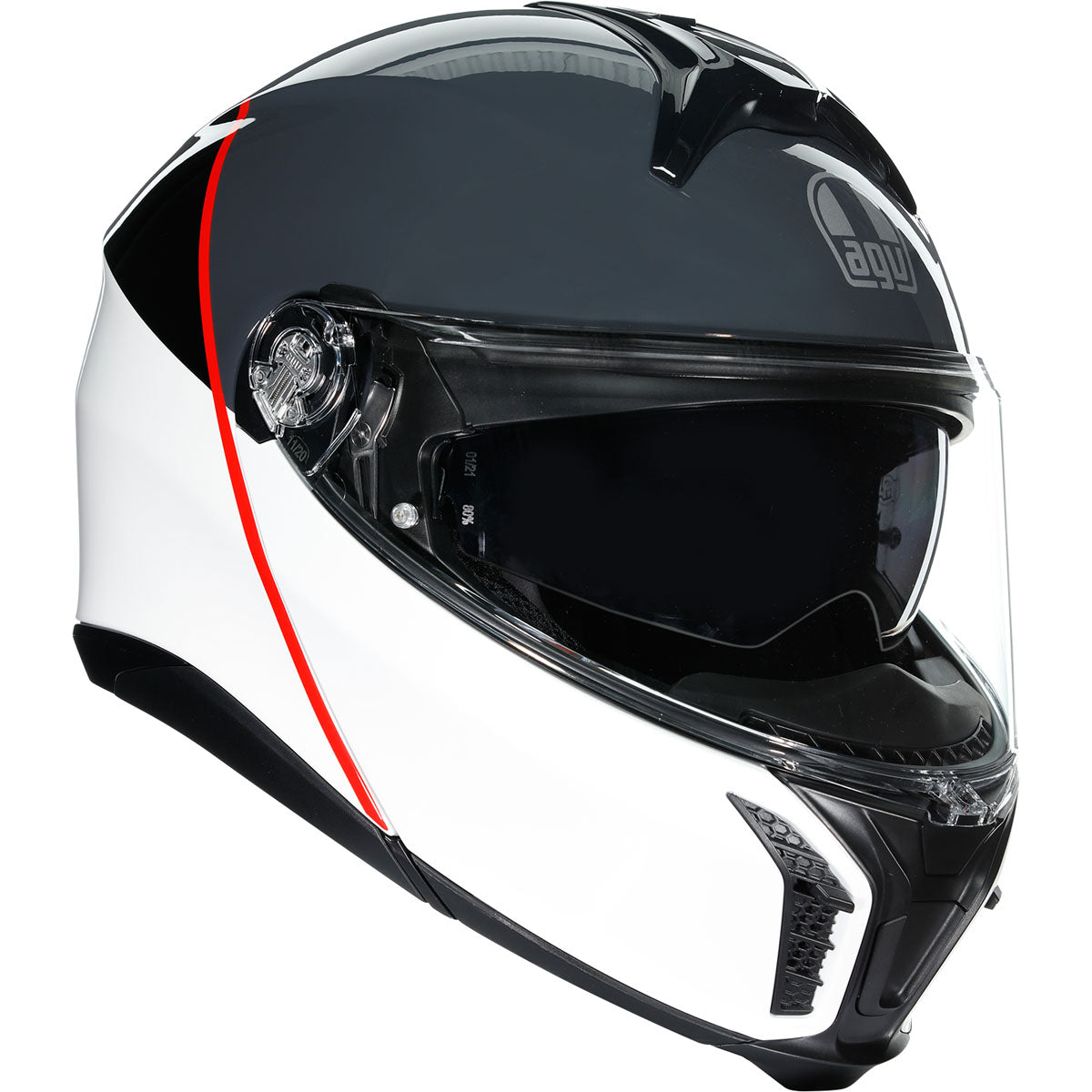 AGV TourModular Balance Helmet - White/Gray/Red