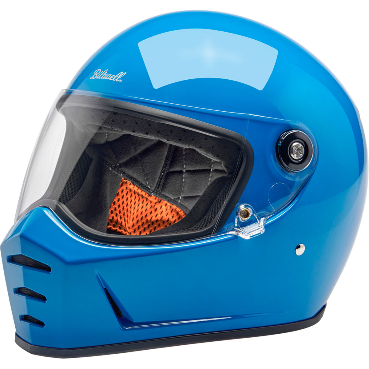 Biltwell Lane Splitter Helmet - Gloss Tahoe Blue