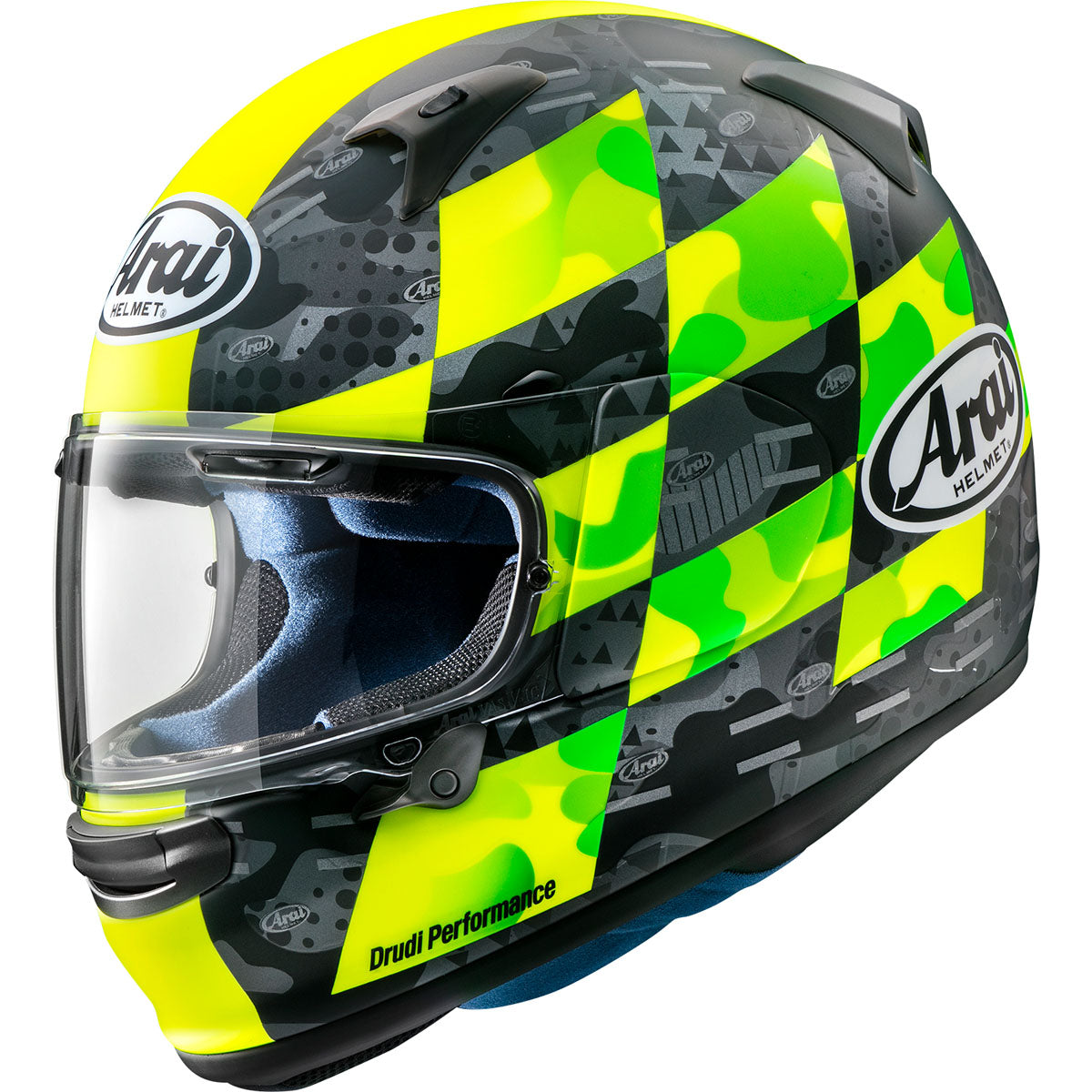 Arai Regent-X Patch Helmet - Yellow Frost