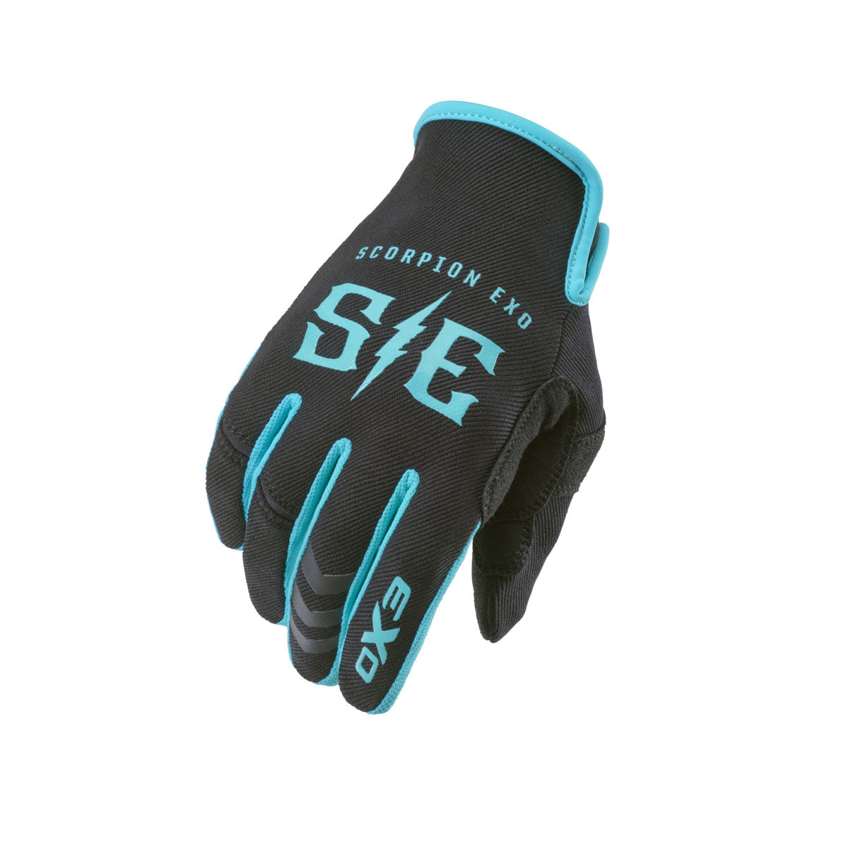 Scorpion EXO Air-Stretch Gloves - Charge Black/Teal