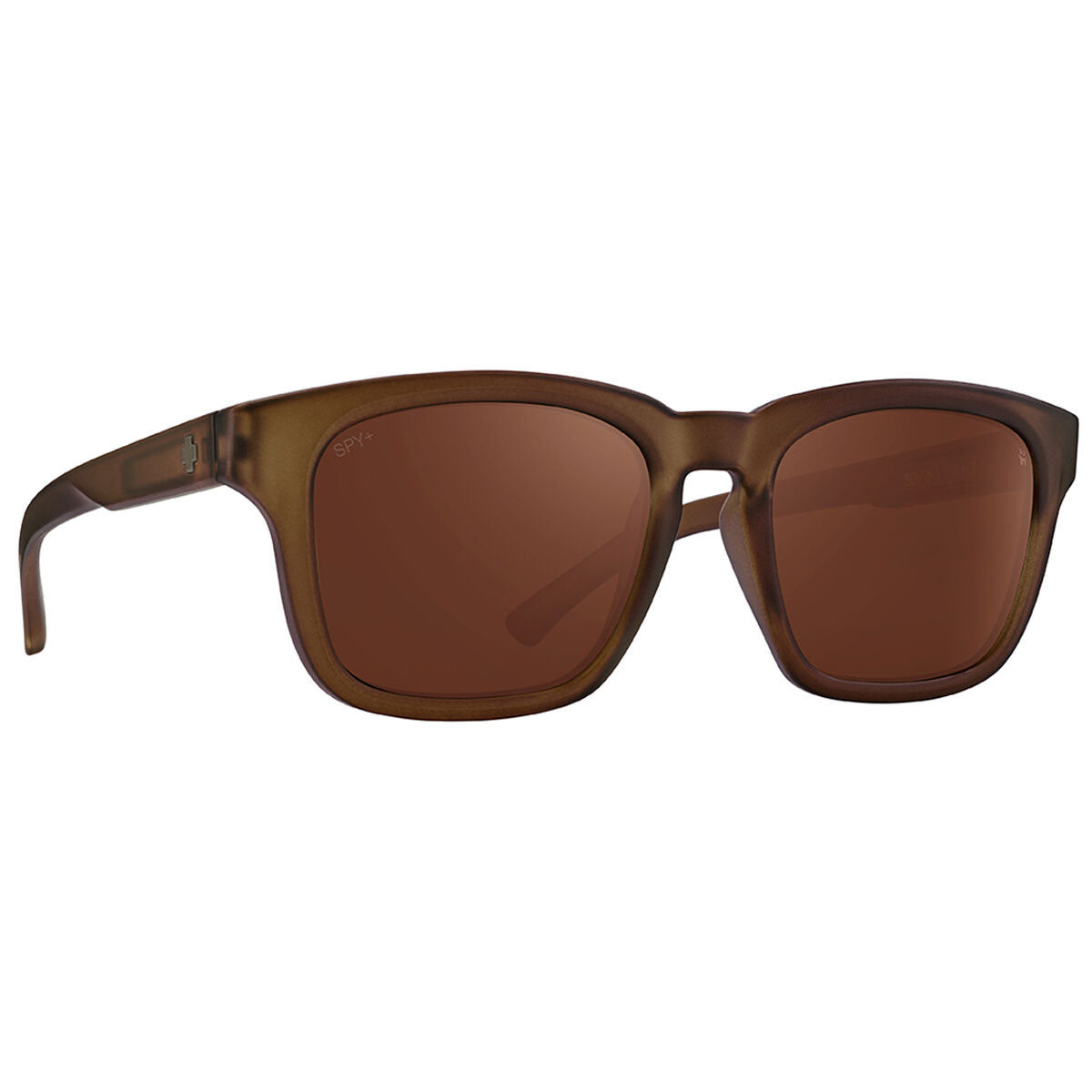 Spy Saxony Polarized Sunglasses CLOSEOUT - Matte Translucent Brown/Happy Bronze Polar