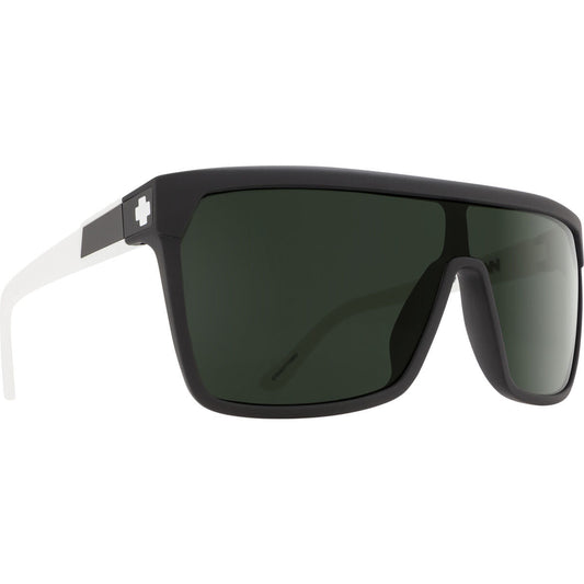 Spy Flynn Sunglasses - Matte Ebony Ivory/Happy Gray Green