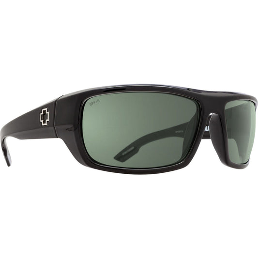 Spy Bounty Polarized Sunglasses CLOSEOUT - Black ANSI RX / Happy Grey/Green Polar