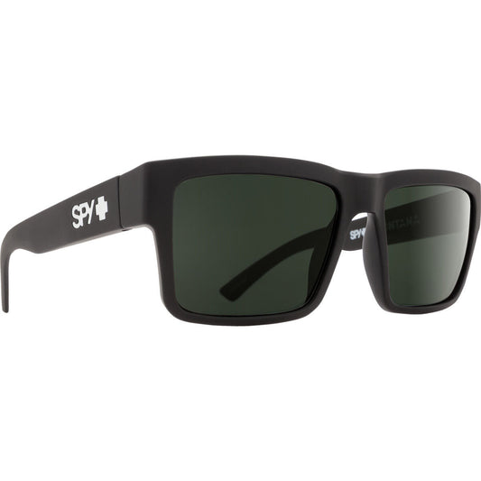 Spy Montana Sunglasses CLOSEOUT - Soft Matte Black/HD Plus Gray Green