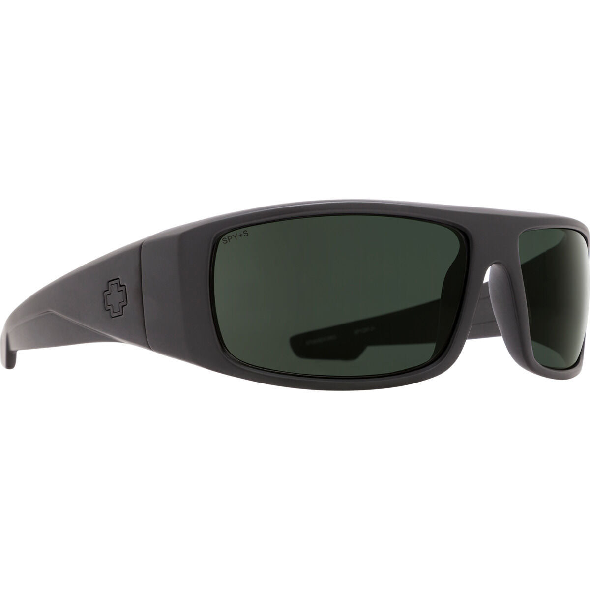 Spy Logan Sunglasses CLOSEOUT - SOSI ANSI Rx Matte Black/Happy Gray Green