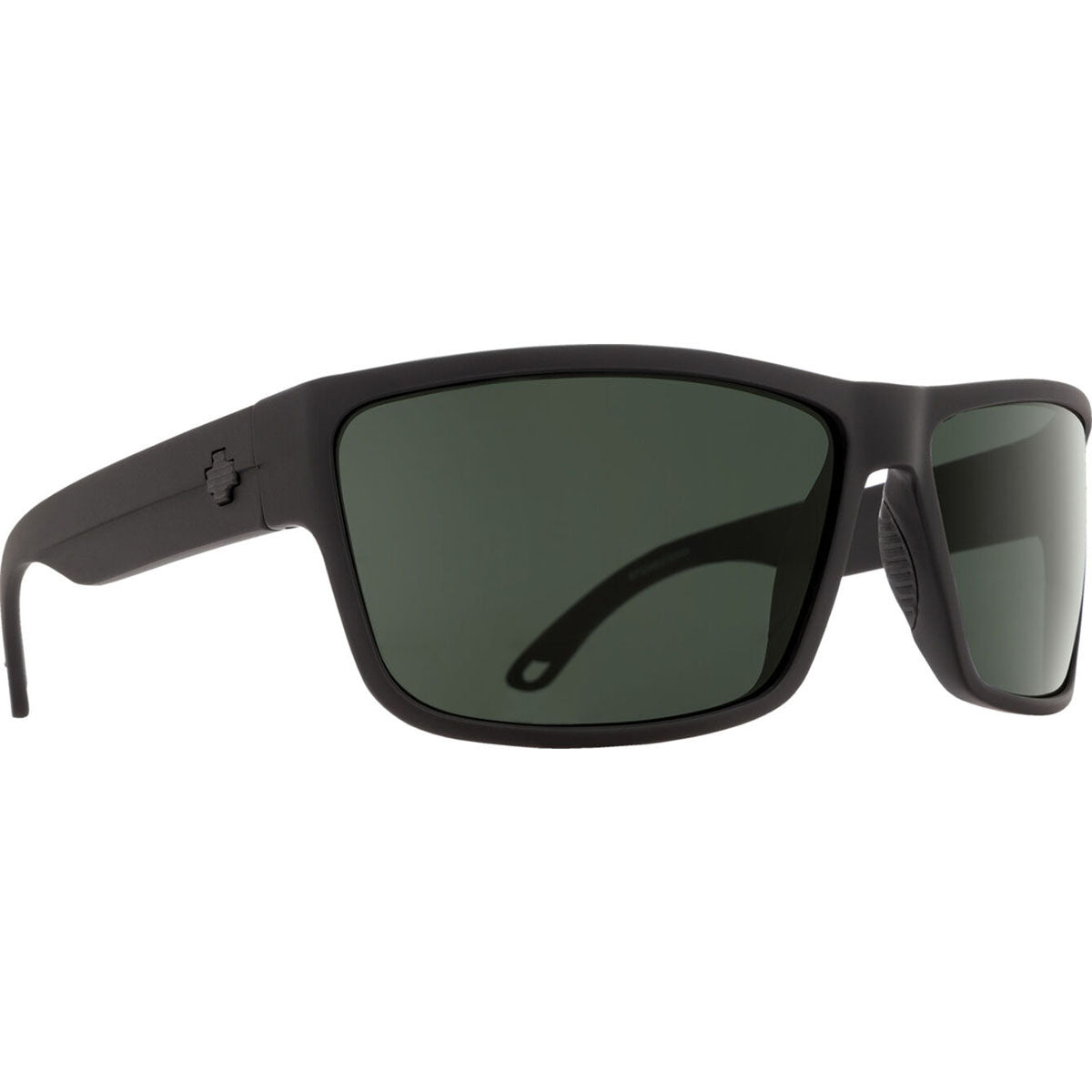 Spy Rocky Polarized Sunglasses - SOSI Matte Black / Happy Gray Green Polar