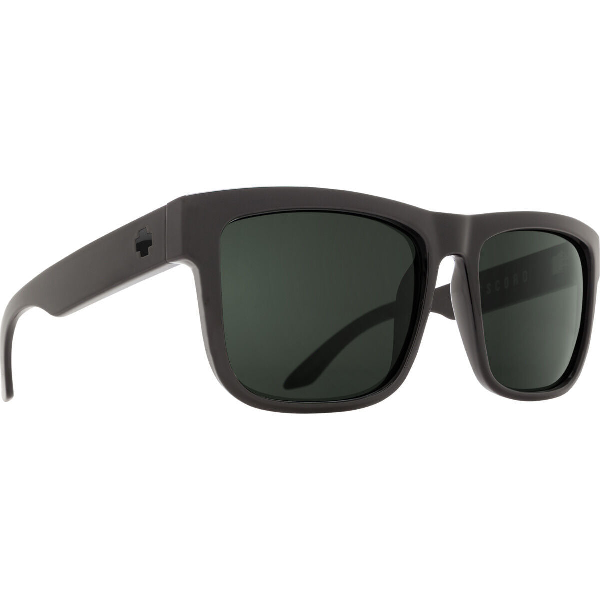 Spy Discord Polarized Sunglasses CLOSEOUT - SOSI Black / Happy Gray Green Polar