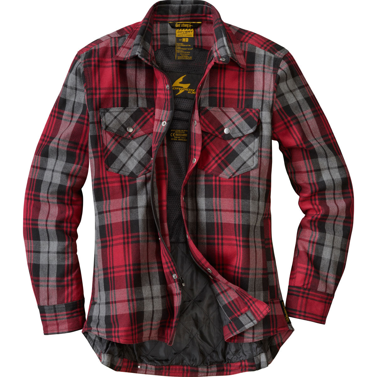 Scorpion EXO Covert Womens Flannel - Red/Grey