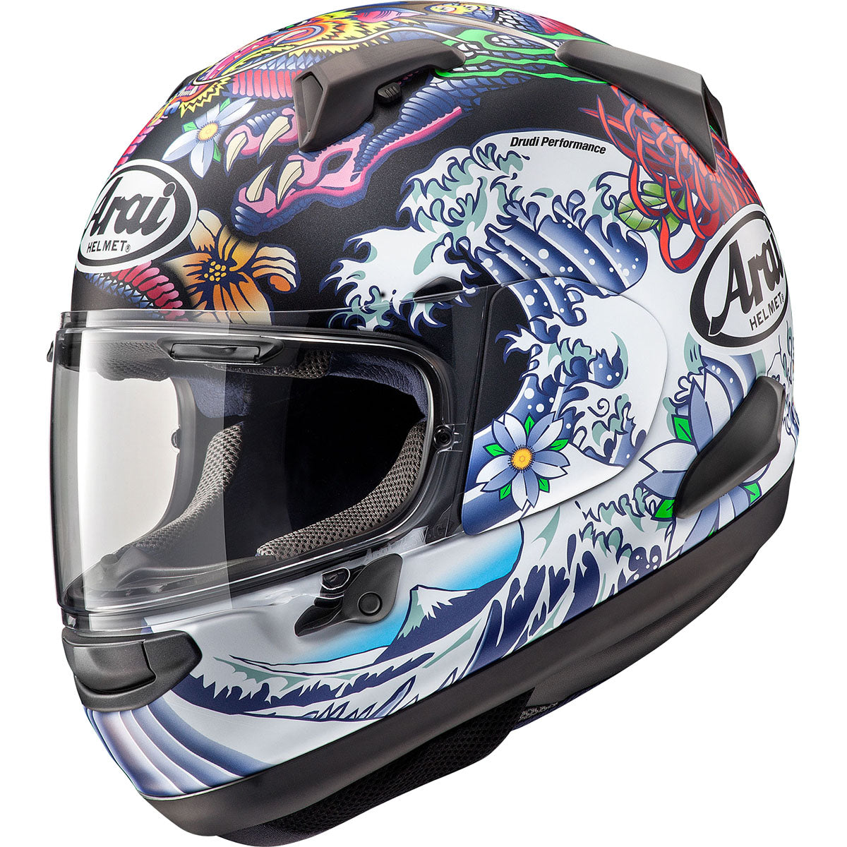 Arai Quantum-X Oriental Helmet - Black Frost