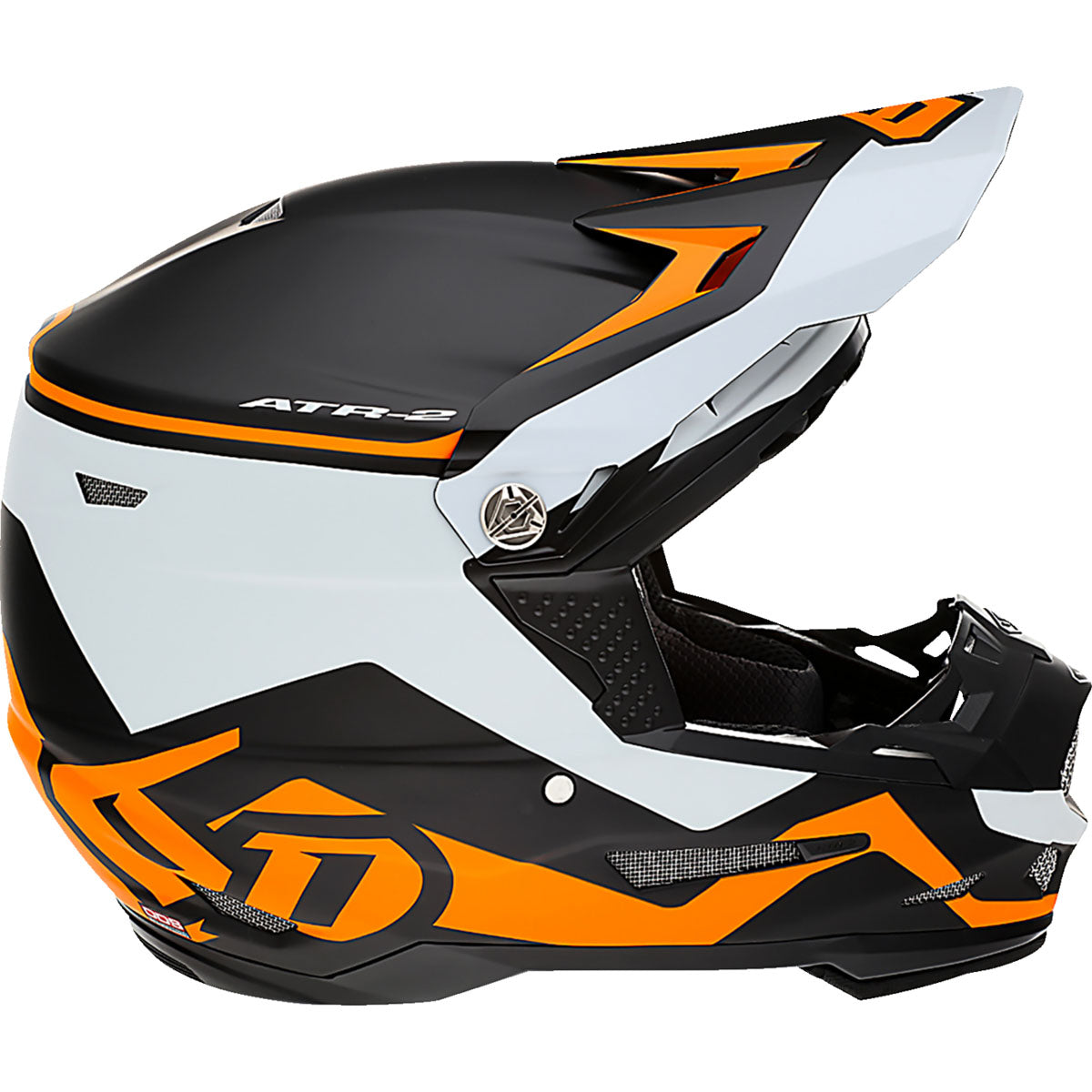 6D ATR-2 Drive Helmet - Neon Orange