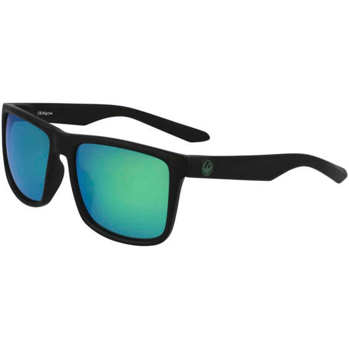 Dragon Meridien H20 Sunglasses CLOSEOUT Matte Black / Lumalens Green Ion Polar Lens