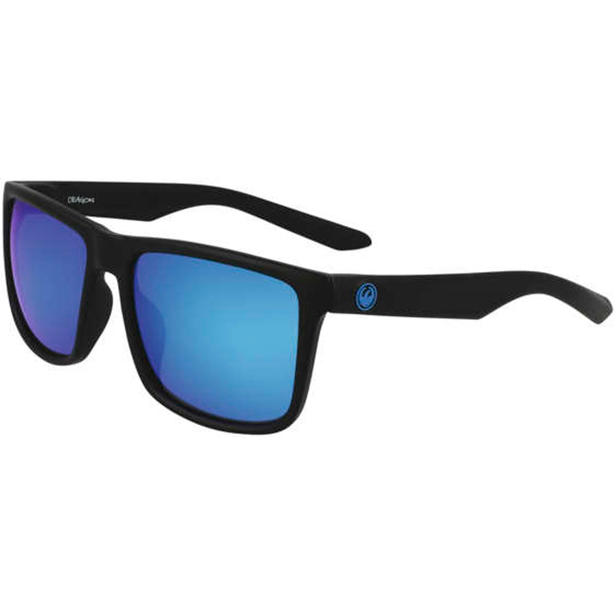 Dragon Meridien H20 Sunglasses CLOSEOUT Matte Black / Lumalens Blue Ion Polar Lens