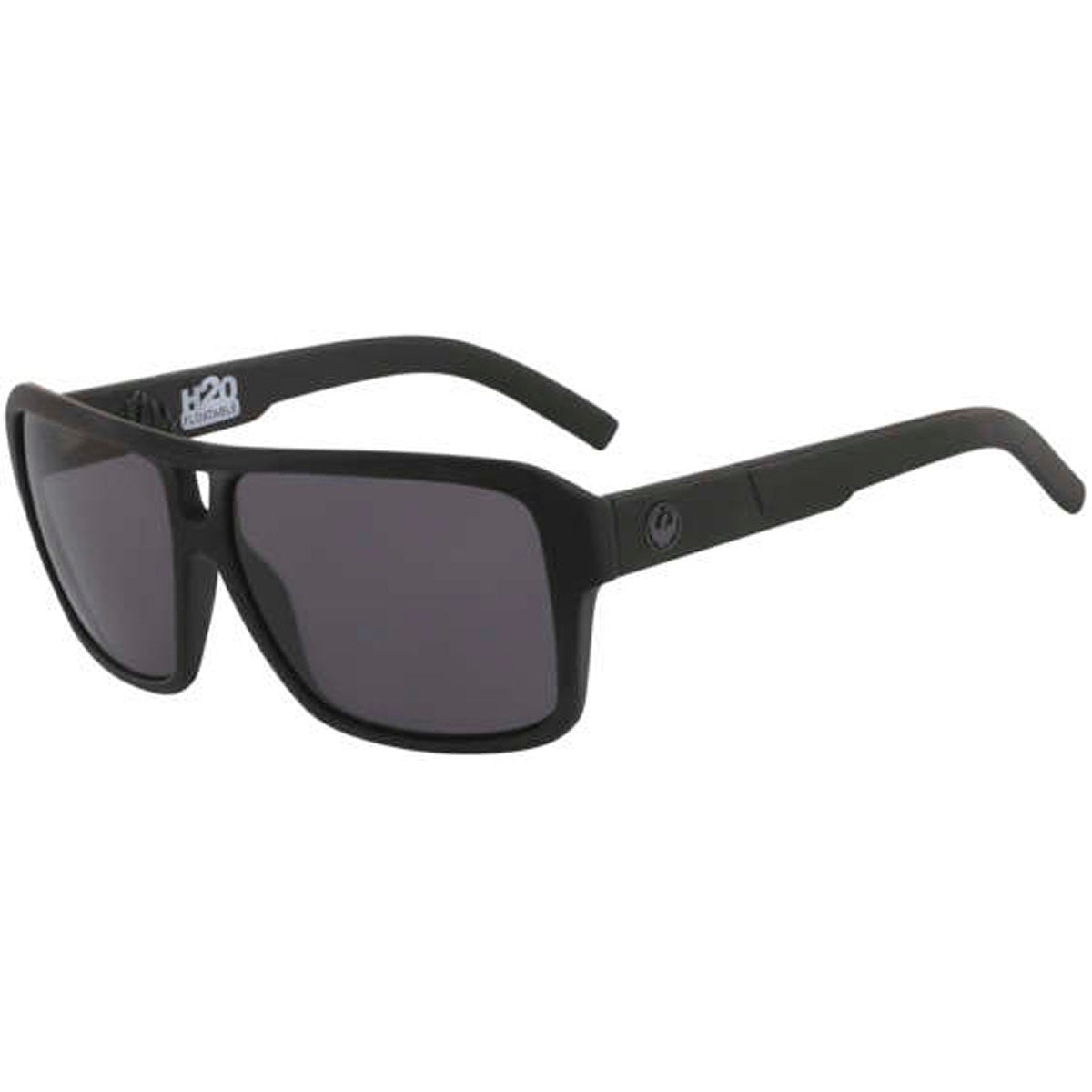 Dragon The Jam H20 Sunglasses CLOSEOUT Matte Black / Lumalens Smoke Polar Lens