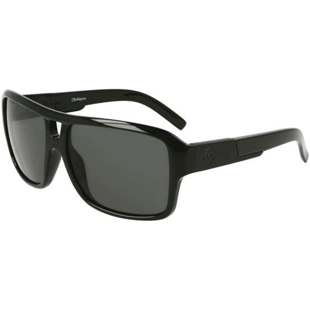 Dragon The Jam Sunglasses CLOSEOUT Jet Black / Lumalens Smoke Lens