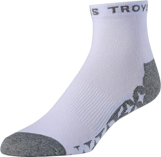 Troy Lee Designs Starburst Quarter Crew Sock (CLOSEOUT) - White