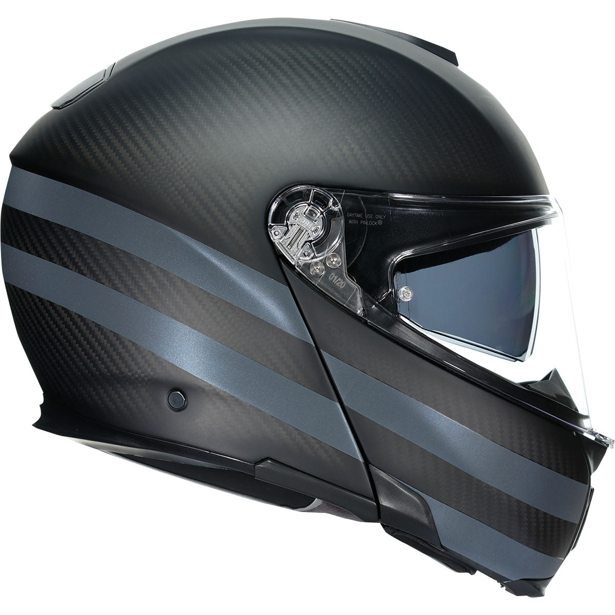 AGV SportModular Helmet (CLOSEOUT) - Dark Refractive Carbon/Black