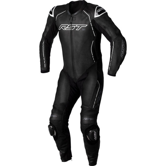 RST S1 CE Leather Suit Black/Black/White